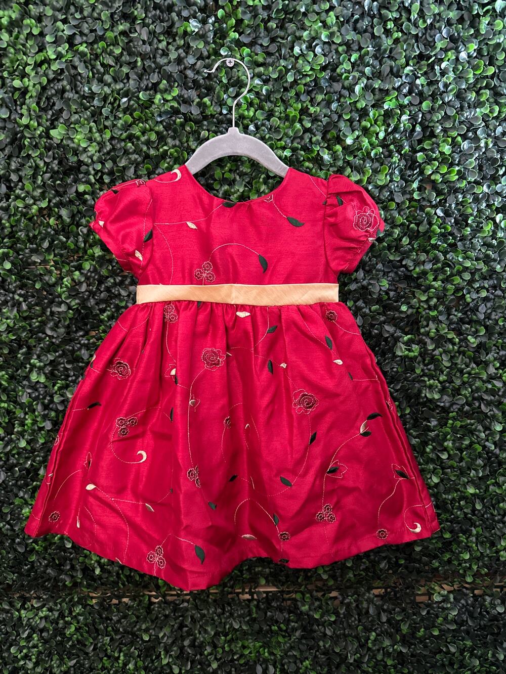 George, Baby Girl Red Dress, Size 24 Month, Christmas, Bow, Fancy,